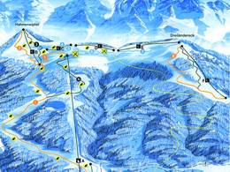 Mappa delle piste Arnoldstein - Dreiländereck