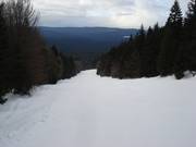 Vista sulla discesa sciistica