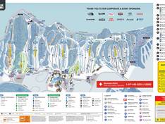 Mappa delle piste Blue Mountain Resort - Collingwood