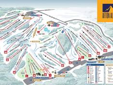 Mappa delle piste Afton Alps