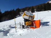 Cannone da neve ad Anzère