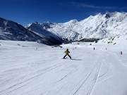 Pista di esercitazione nello Snowland presso il tappeto roulant