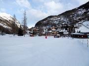 Area principianti Tignes 1550 Les Brévières con skilift gratuito