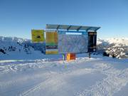 Mappa delle piste con informazioni aggiornate a Zell am Ziller