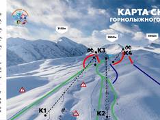 Mappa delle piste Zil