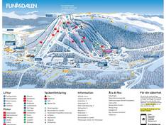 Mappa delle piste Funäsdalsberget