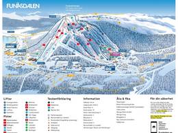 Mappa delle piste Funäsdalsberget