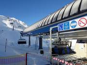 Tanzbödenbahn - 6pers.| Seggiovia ad alta velocità (ad agganc. autom.) con cupola di prot. e riscald. sedile