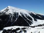 Vista sulle piste difficili al Pala di Santo