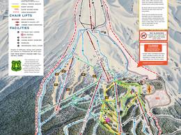 Mappa delle piste Timberline