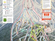 Mappa delle piste Timberline