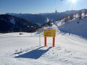 Segnaletica sulle piste