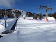 Area di esercitazione con tappeto a Folgàrida