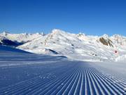 Preparazione delle piste di prima classe