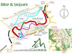 Mappa delle piste Diehloer Berge - Eisenhüttenstadt