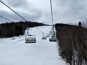 La Tempête Express - 4pers.| Seggiovia ad alta velocità (ad agganciamento automatico) con cupole di protezione
