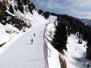 Vista sulla pista Col de Valvacin