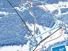 Mappa delle piste Le Brassus