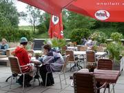 La terrazza soleggiata nel verde