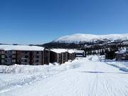 Vista dalla SkiStar Lodge Trysil verso il Nordre Kanken