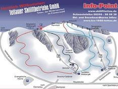 Mappa delle piste Tettau - Wildberg