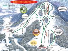 Mappa delle piste Chateau Shiozawa