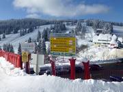 Nei punti di incrocio principali si ricevono tutte le informazioni necessarie.