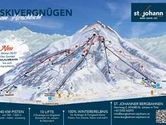 Mappa delle piste St. Johann in Tirol/Oberndorf - Harschbichl