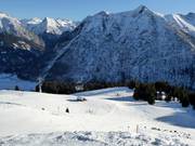 Inizio delle piste presso la stazione a monte della Jöchelspitzbahn