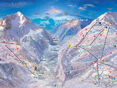 Mappa delle piste Lermoos - Grubigstein