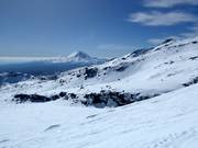 Zone di neve fresca Amphitheatre, Angus' Face e Tennent's Headwall