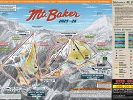 Mappa delle piste Mt. Baker