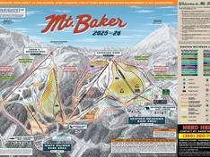Mappa delle piste Mt. Baker