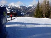 Nastro trasportatore alla stazione a monte della Karwendel Bergbahn