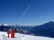 Innevamento con lance allo Zettersfeld