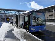 Skibus alla stazione a valle Surlej