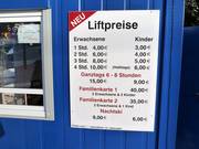 Informazioni sui prezzi alla stazione a valle