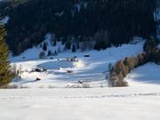 Vista sulla pista da sci di Trins