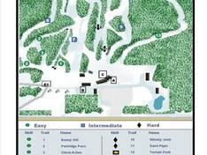 Mappa delle piste Ben Eoin