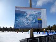 Mappa delle piste nell’area sciistica Idre Fjäll