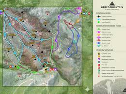 Mappa delle piste Green Mountain - Brush Creek Ranch