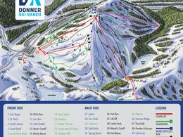 Mappa delle piste Donner Ski Ranch