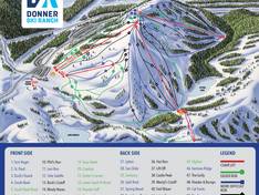 Mappa delle piste Donner Ski Ranch