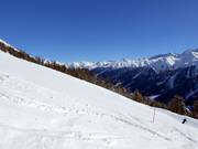 Pista intermedia presso la seggiovia Fleschen