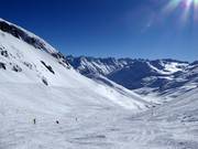 Discesa Hinter Felli verso il Passo dell'Oberalp