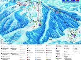 Mappa delle piste Zoncolan - Ravascletto/Sutrio