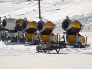 Produttori di neve italiani nella neve francese