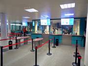 Area casse curata a Madonna di Campiglio