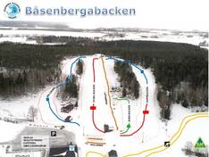 Mappa delle piste Båsenbergabacken