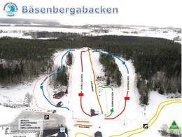 Mappa delle piste Båsenbergabacken